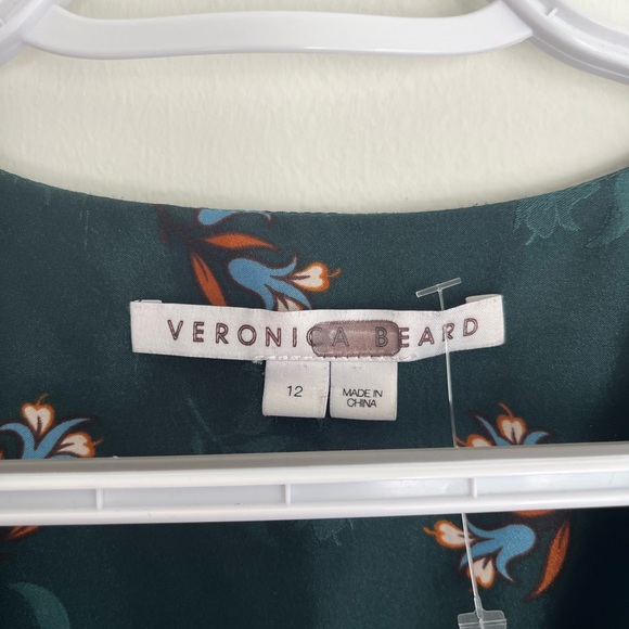 VERONICA BEARD Yasmeen Wrap Dress Size 12 - Picture 6 of 7